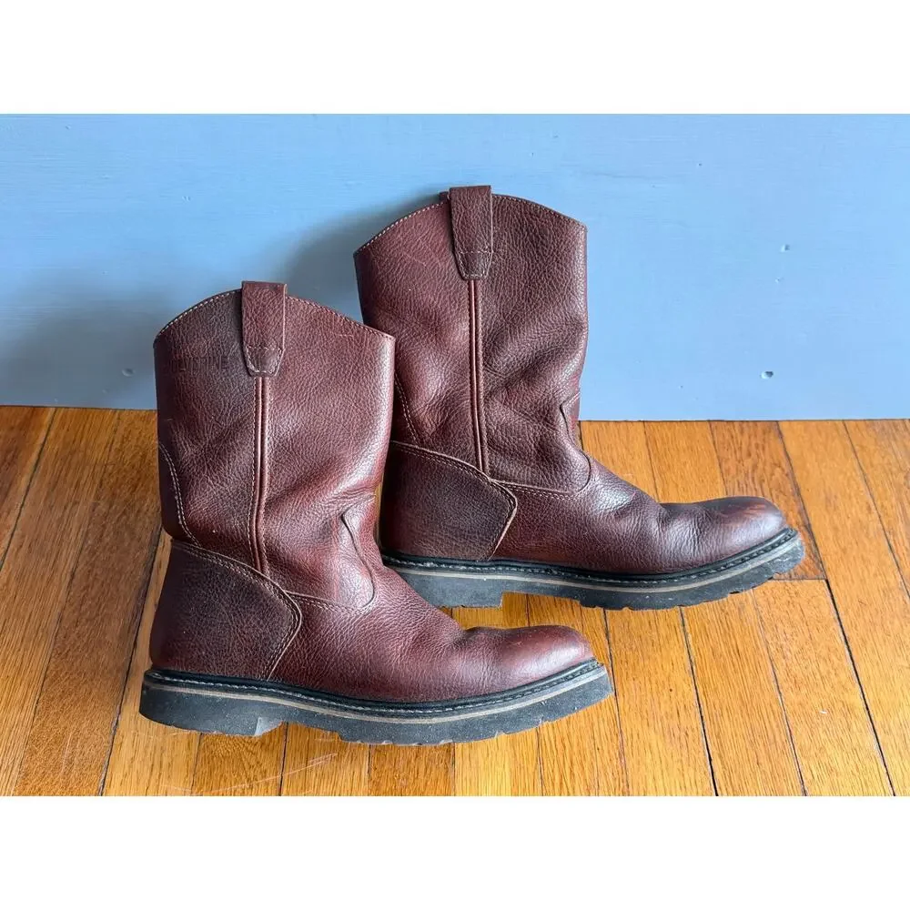 WOLVERINE #W03246 Leather Work Boots Mens sz 10.5W